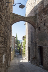 Fototapeta na wymiar Todi, Umbria, historic buildings