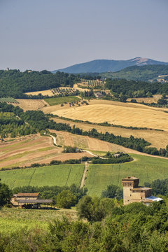 Landscape in Umbria near Todi