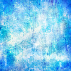 Painted wall texture in blue.