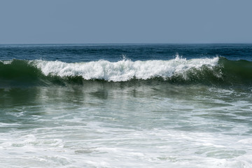 Naklejka na ściany i meble Atlantic ocean wave at Portugal coast.