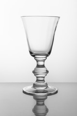 Vintage wine glass