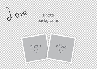 Romantic photo frame for lovers