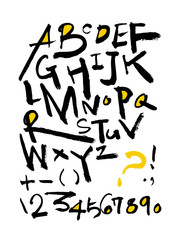 벡터 문자 / 손으로 쓴 글씨체