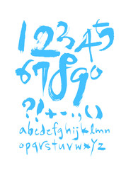 벡터 문자 / 손으로 쓴 글씨체