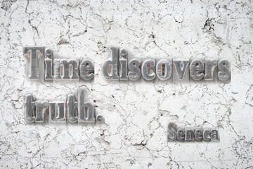 time truth Seneca