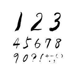 벡터 문자 / 손으로 쓴 글씨체