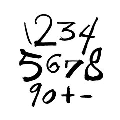 벡터 문자 / 손으로 쓴 글씨체