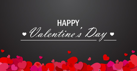 Naklejka premium Valentine's day vector background
