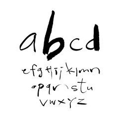 벡터 문자 / 손으로 쓴 글씨체