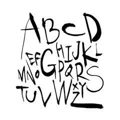 벡터 문자 / 손으로 쓴 글씨체