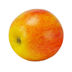 Obraz premium Apple red with yellow Round