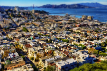 Fototapeta na wymiar San Francisco Aerial