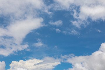 Cloudy blue sky as abstract background; nice sky with tiny clouds