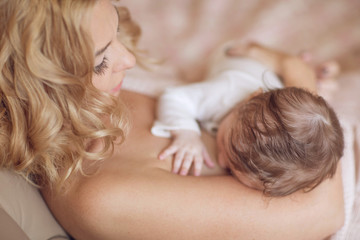 Mother Feeding a baby 