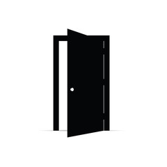 door open icon vector