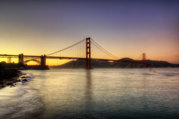 Fototapeta na wymiar Golden Gate USA