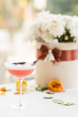 women delicious alcoholic cocktail concept. restaurant beverages. lifestyle of toffs.