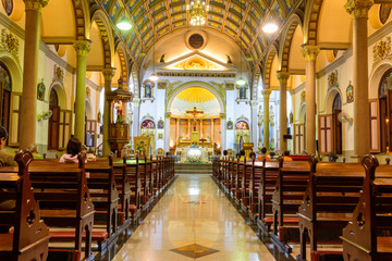 Fototapeta premium interior Christ Church at Santa Cruz church
