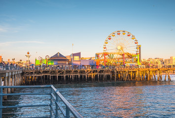plage de Santa Monica à Los Angeles