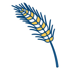 Wheat food symbol icon vector illustration graphic design