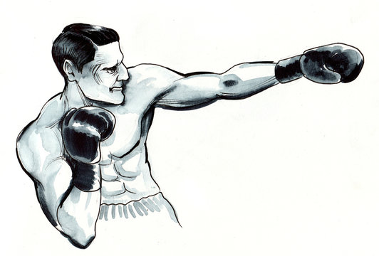 Boxing Sketch Stock Illustrations  3411 Boxing Sketch Stock  Illustrations Vectors  Clipart  Dreamstime