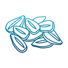 Oat flakes isolated icon vector illustration graphic design