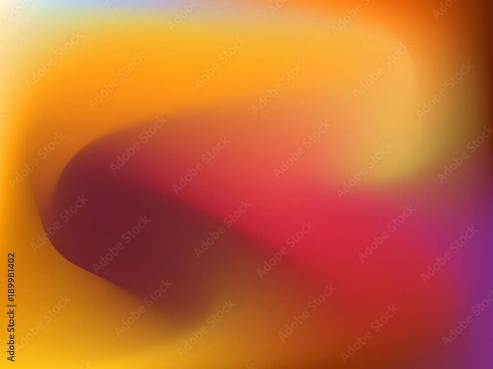 Poster Abstract blured colorful vector backdrop. Vector abstract graphic background