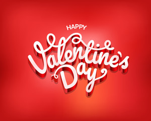 Naklejka na ściany i meble Happy valentines day wishes greeting card