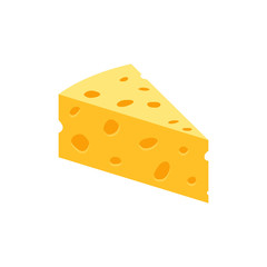Cheese. Vector illustration.