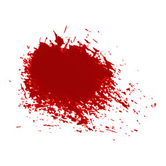 hand drawn painted scratched vector Illustrations template of Grunge Halloween background with blood splats banners abstract background brush texture for promotion. isolated on white background