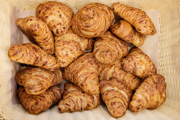 yummy buns in basket