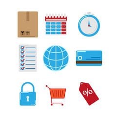 Commercial and business signs for marketing and website