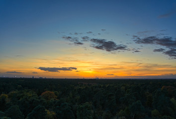 Sunset in Karlsruhe