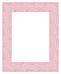 decorative pink frame