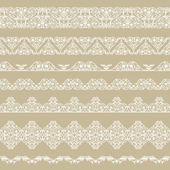 Fototapeta premium Set of borders