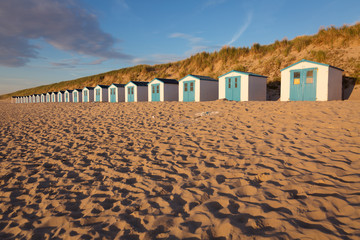 Fototapeta na wymiar Beach huts