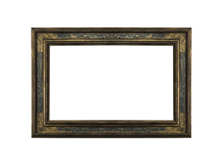 Old golden frame.