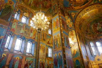 Fototapeta na wymiar Blutkirche in Sankt Petersburg