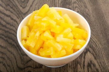 Canned pineapple