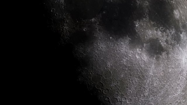 Surface of Moon - Moonscape 