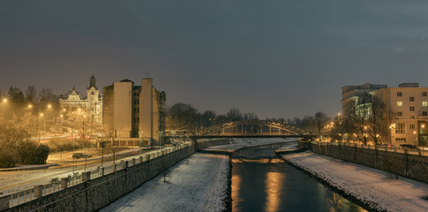 Milos Sykora bridge in Ostrava, Czech republic