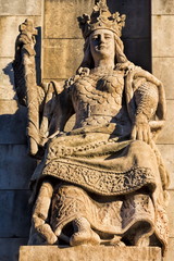 Barcelona, Kolumbussäule Detail