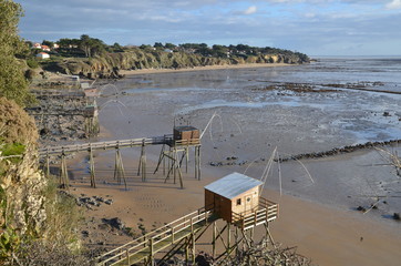 Carrelets dans l'Ouest de la France © Didier San Martin