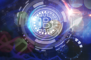 Cryptocurrency and finance concept