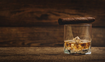 Whisky with ice