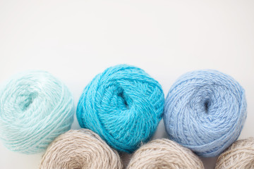 knitting needles. knitting concept. 