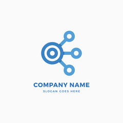 Network Logo Design Template