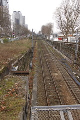 Fototapeta premium Voie ferrée à Paris