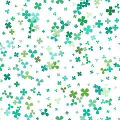 Saint Patrick's day seamless background. Vector illustration