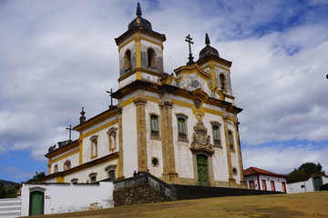 Fototapeta na wymiar Cathedral in Mariana, Brazil